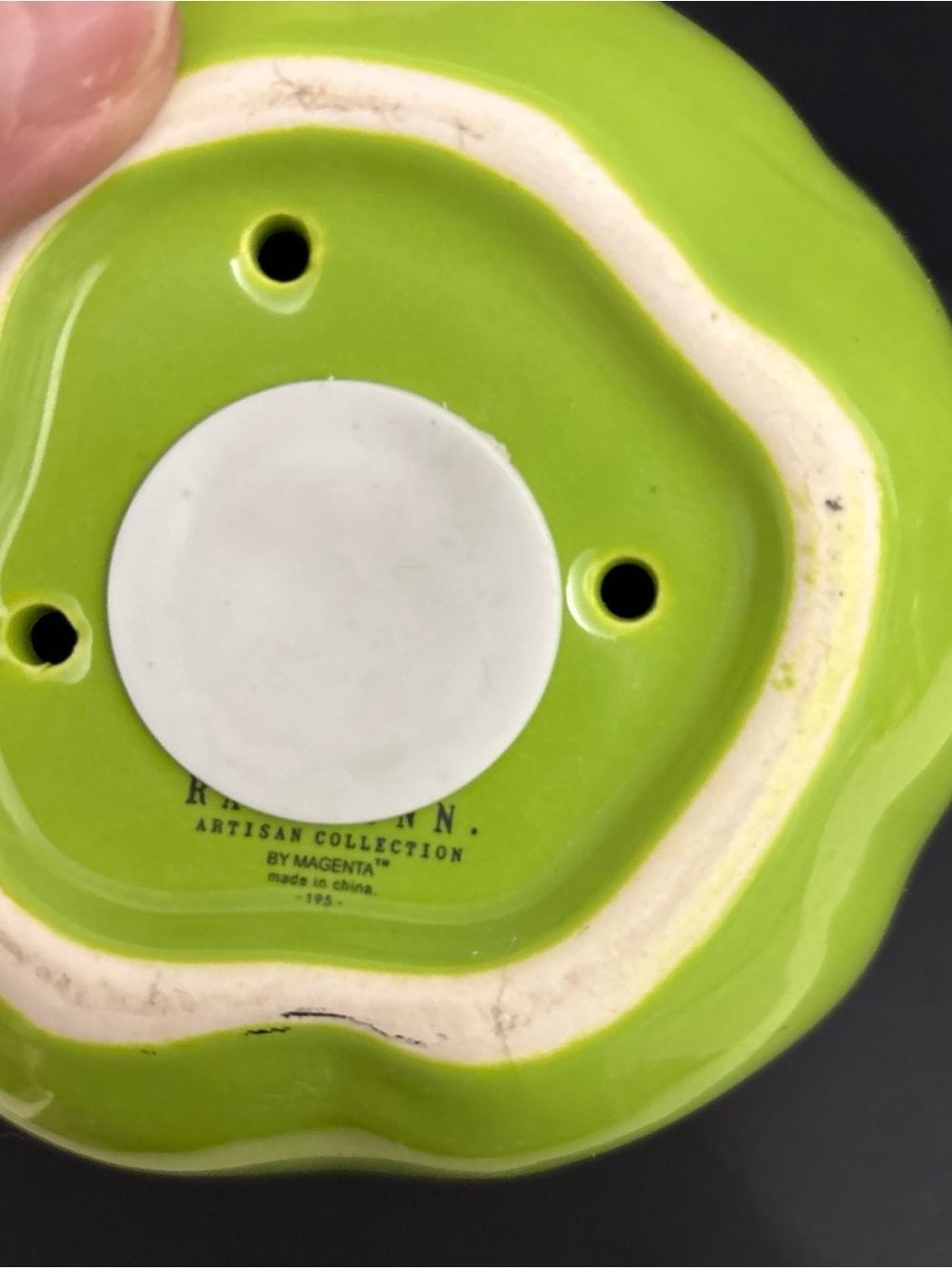 Rae Dunn Green Poison Apple Birdhouse - Halloween Online Exclusive - Picture 3 of 9